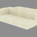3d model The end element of the Cadillac sofa (300) - preview