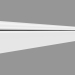 3d модель Плинтус SX122 (200 x 7.9 x 2.2 cm) – превью