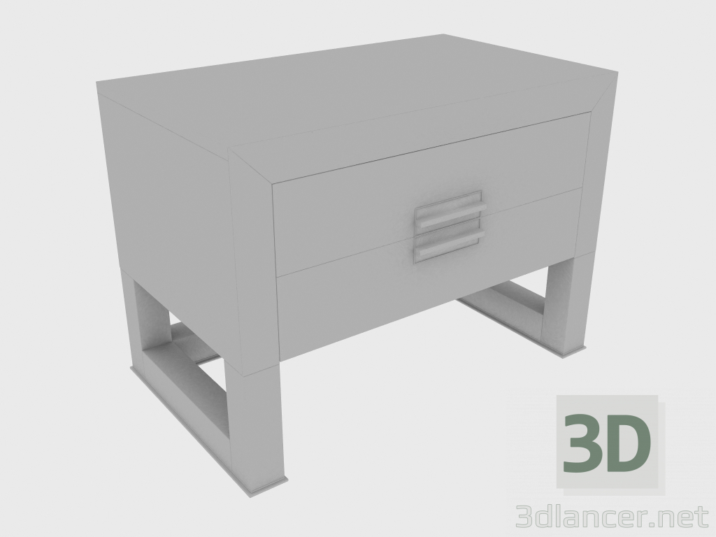 3D modeli Başucu masası ORWELL YATAK YAN TABLALI (80x50xH60) - önizleme
