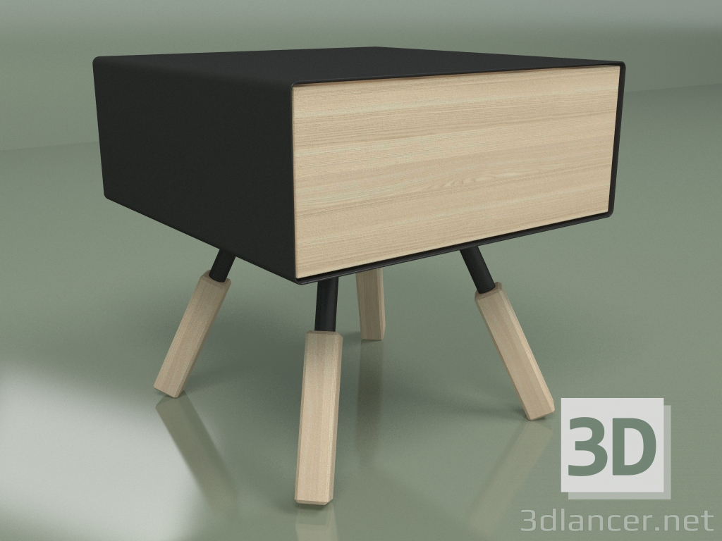 modèle 3D Table de chevet NE01 - preview