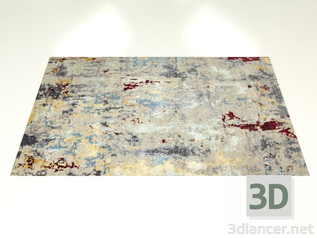 3d модель Узелковый ковер, дизайн Florence – превью