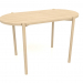 modèle 3D Table à manger DT 08 (extrémité droite) (1200x624x754, bois blanc) - preview