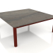 modello 3D Tavolino 94×94 (Rosso vino, DEKTON Radium) - anteprima