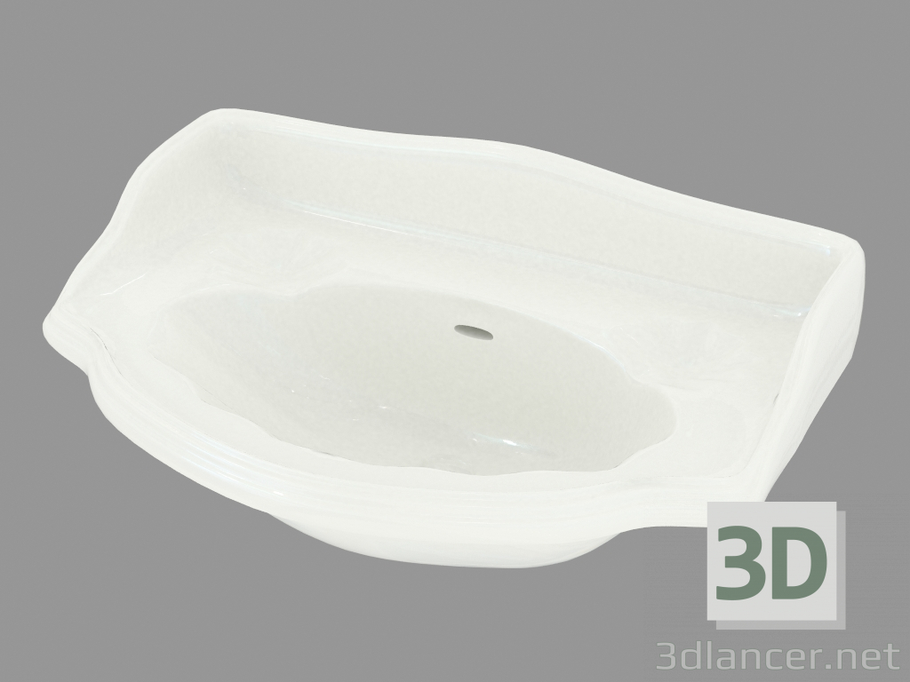 modello 3D lavabo Oxford - anteprima