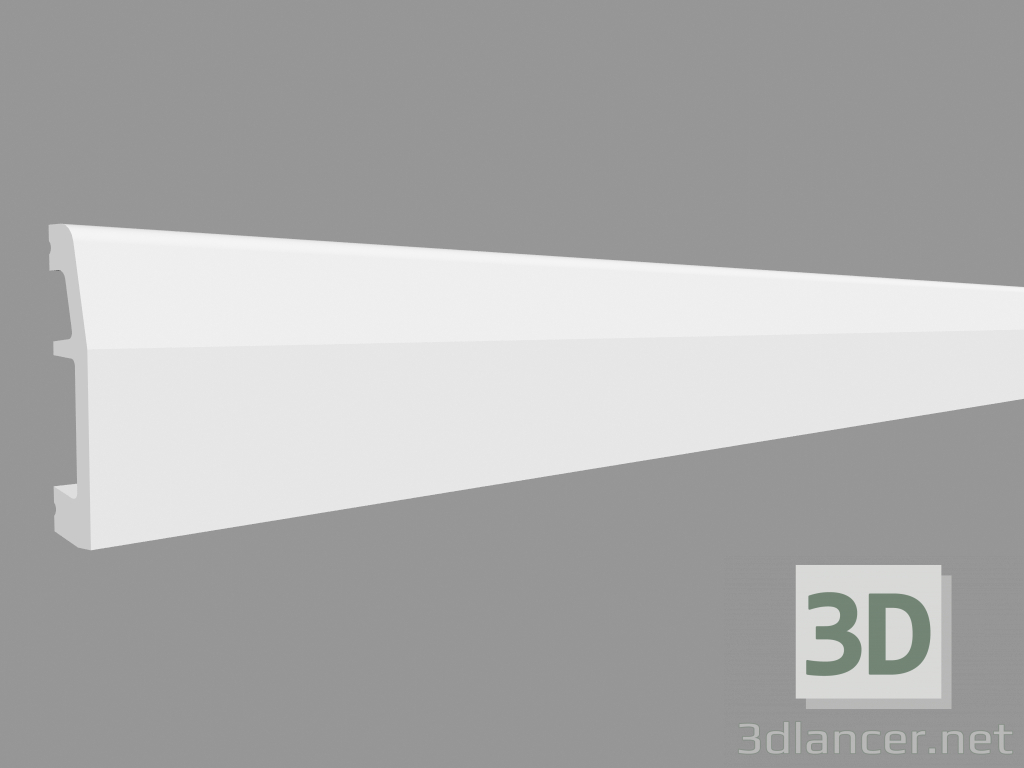 3d модель Плинтус SX125 (200 x 6.9 x 1.4 cm) – превью