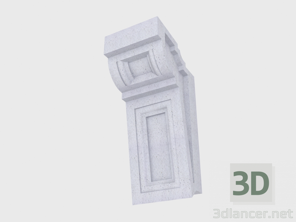 modèle 3D Support avant (FT25PG) - preview
