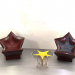 3d Набор мебели "Трио" модель купить - ракурс