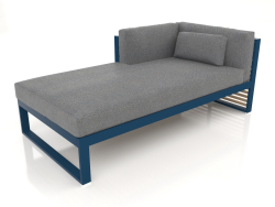 Modular sofa, section 2 left (Grey blue)