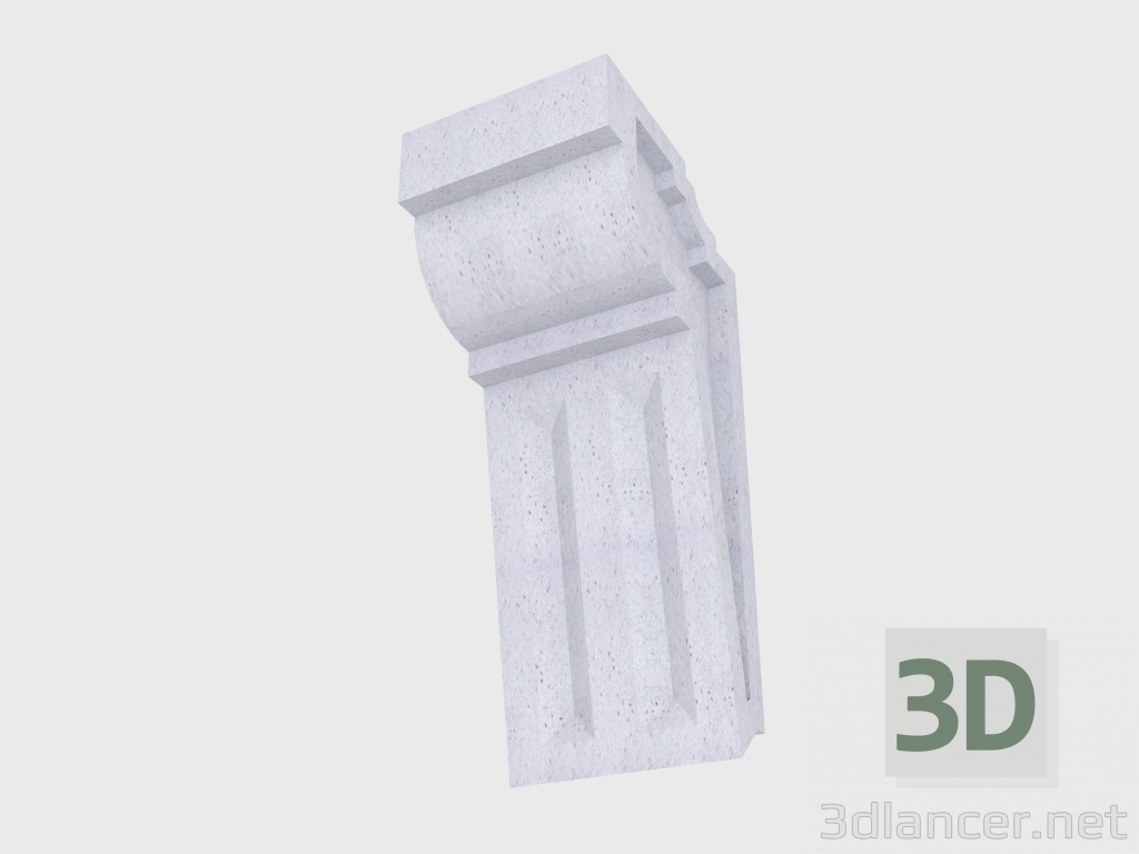modèle 3D Support avant (FT25PT) - preview