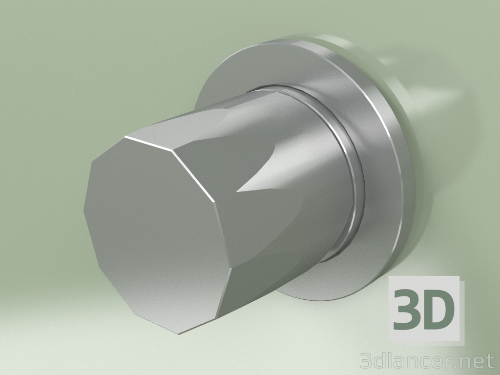 modello 3D Miscelatore monocomando a parete Ø 43 mm (15 43 T, AS) - anteprima