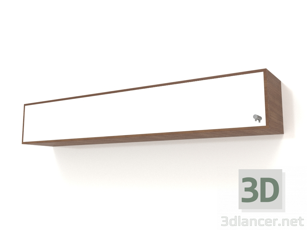 modello 3D Specchio con cassetto ZL 09 (1200x200x200, legno marrone chiaro) - anteprima