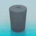 3d model Garbage pail - preview