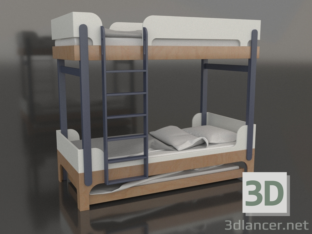 3d модель Кровать двухъярусная TUNE U (UITUA2) – превью