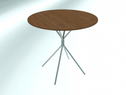 Medium round table (RH20 Chrome HM12, Ø800 mm, H740 mm)