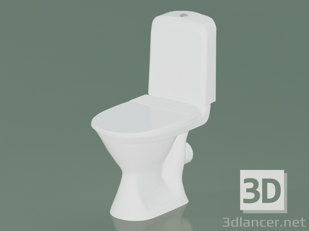3d model Floor-standing toilet 398 - preview