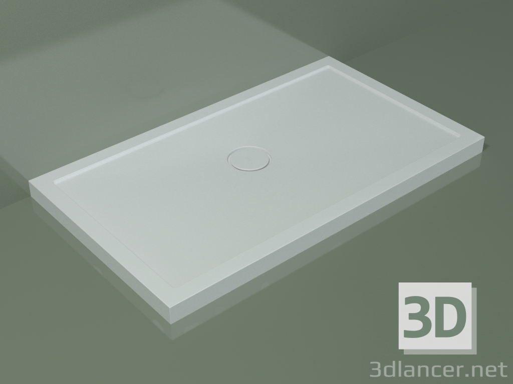 3D modeli Duş teknesi Medio (30UM0111, Glacier White C01, 120x70 cm) - önizleme