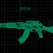 3d кулон АК-47 модель купити - зображення