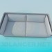 3d модель Удобный диван – превью