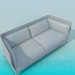3D Modell Bequemes sofa - Vorschau