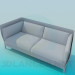 3d модель Удобный диван – превью