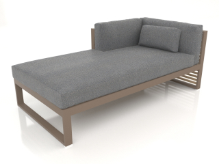 3D-Model "Modular sofa, section 2 left (Bronze)"