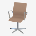 3d model Office chair Oxford (without wheels with a low back) - preview