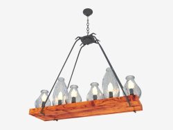 Hanging lamp FLASK (H100-66-R)