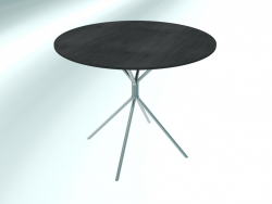 Medium round table (RH30 Chrome CER3, Ø 800 mm, Н660 mm)