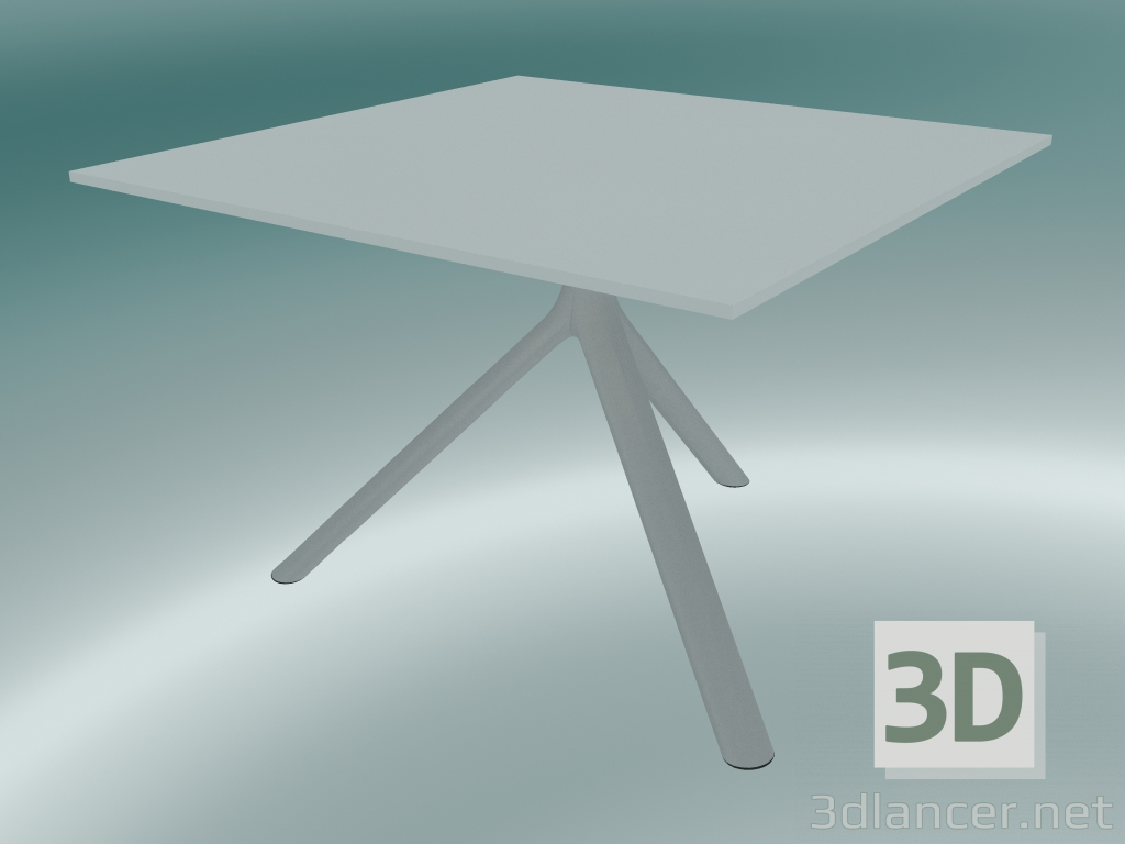 3D Modell Tisch MIURA (9580-51 (70x70cm), H 50cm, weiß, weiß) - Vorschau