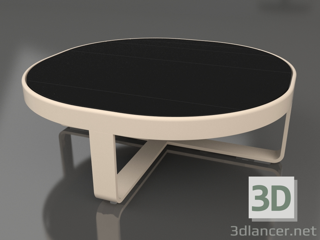 modèle 3D Table basse ronde Ø90 (DEKTON Domoos, Sable) - preview