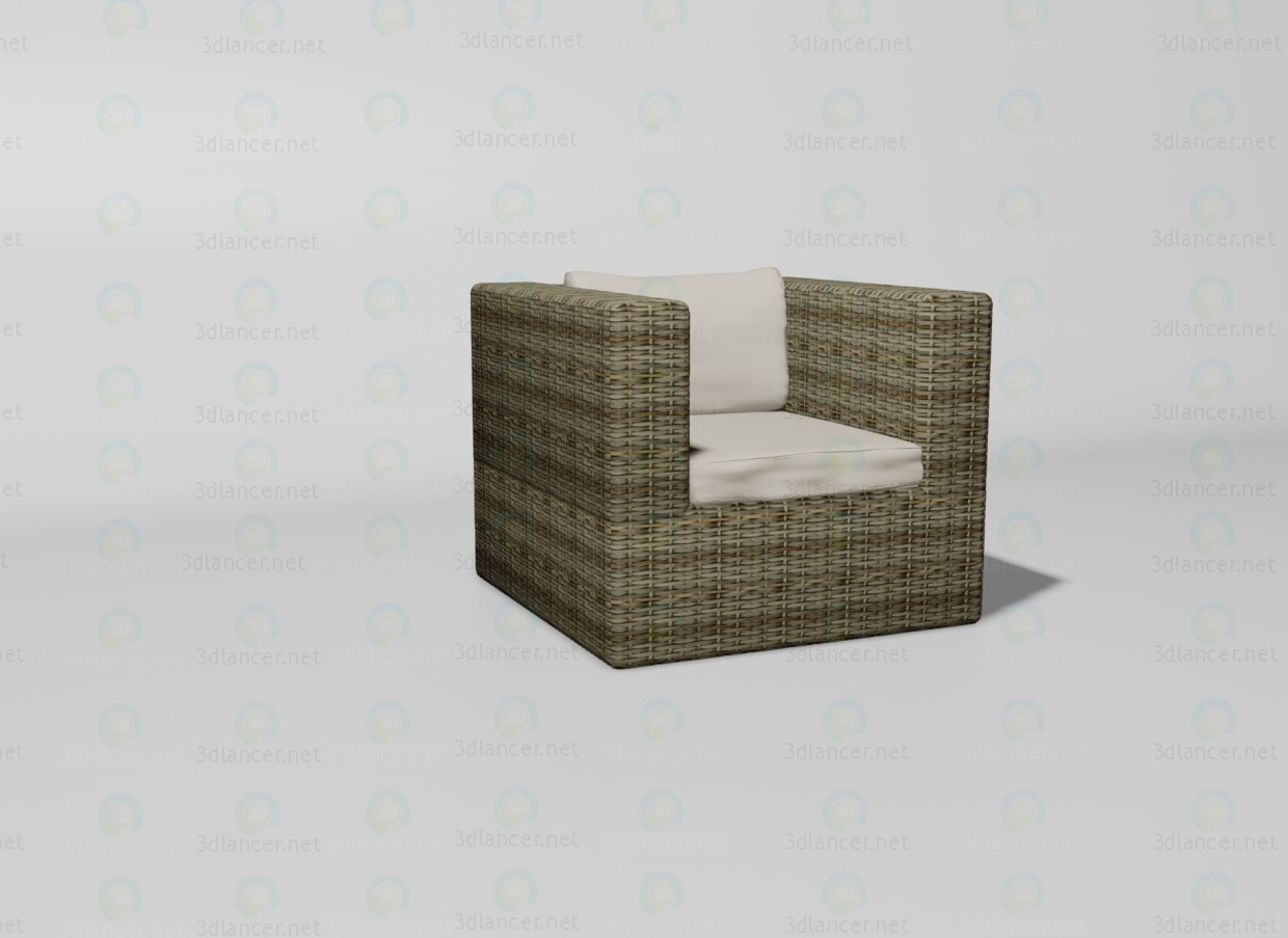 3 डी मॉडल सहारा की कुर्सी - पूर्वावलोकन