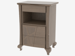 Bedside table with 3 drawers on the legs CAMONR