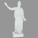 3D modeli Porselen heykel Athena Pallas de Velletri - önizleme