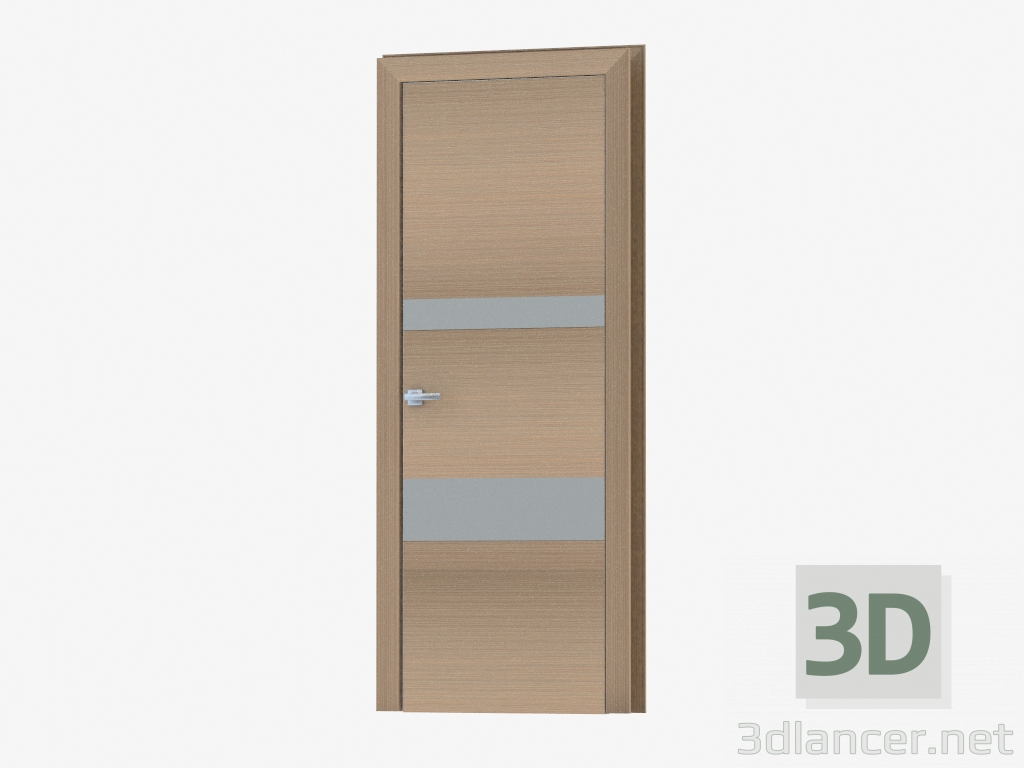 3d модель Двері міжкімнатні (26.31 silver mat) – превью