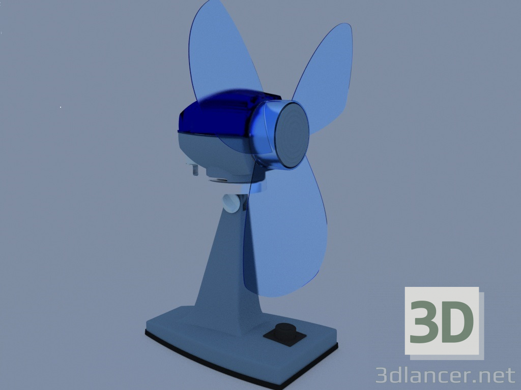 3d model Ventilador de mesa - vista previa