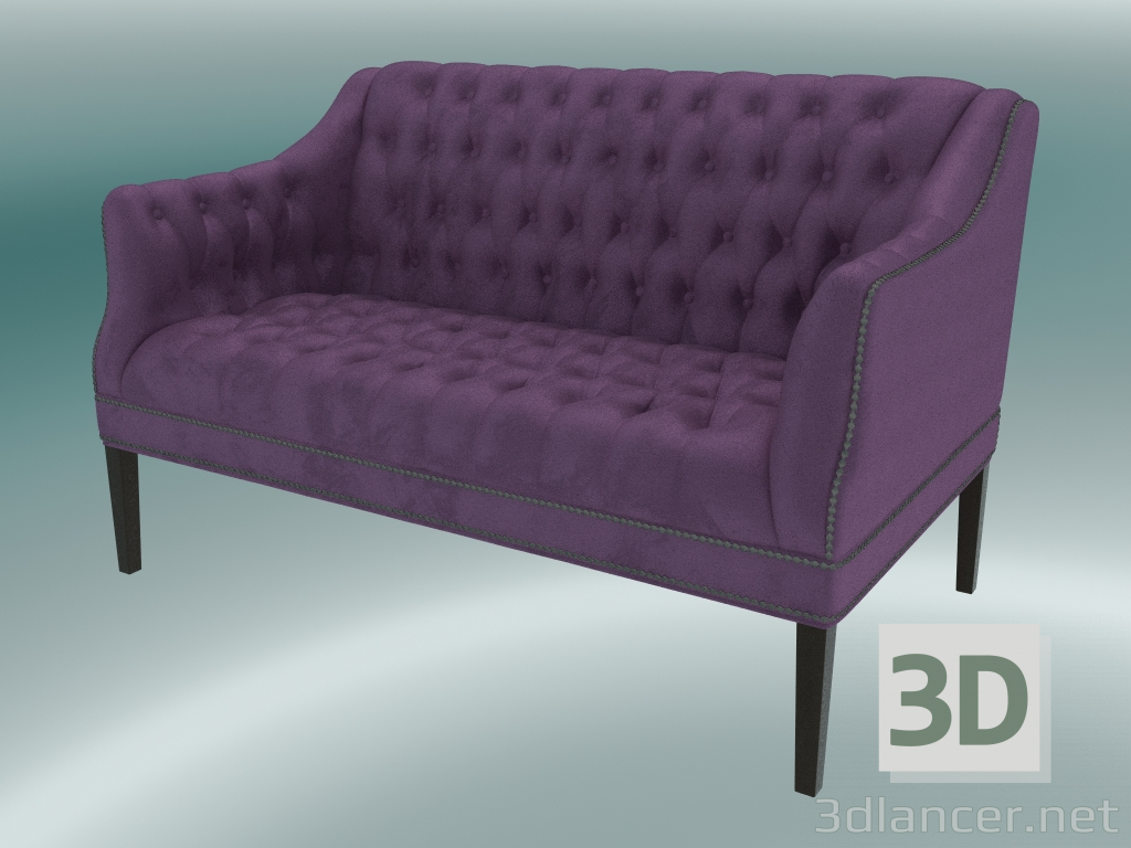 modèle 3D Canapé Bristol (Violet) - preview