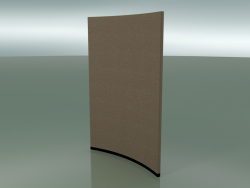 Curved panel 6414 (167.5 cm, 45 °, D 150 cm, solid)