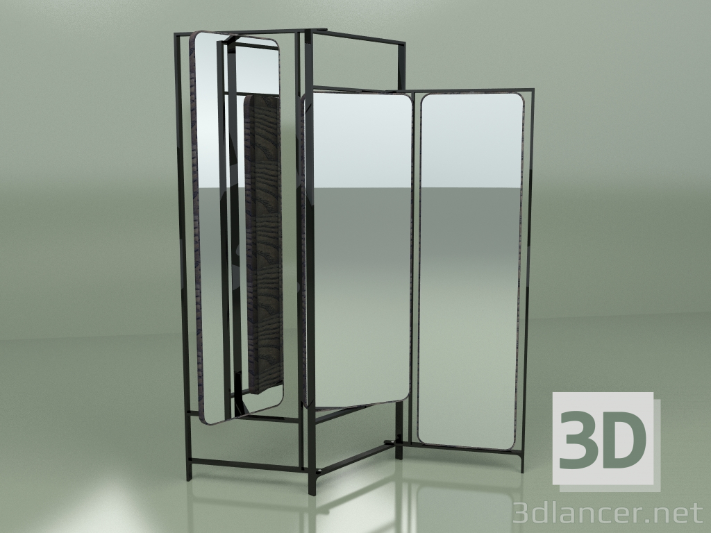3D Modell Spiegelblinken 164,2 x 129,4 - Vorschau