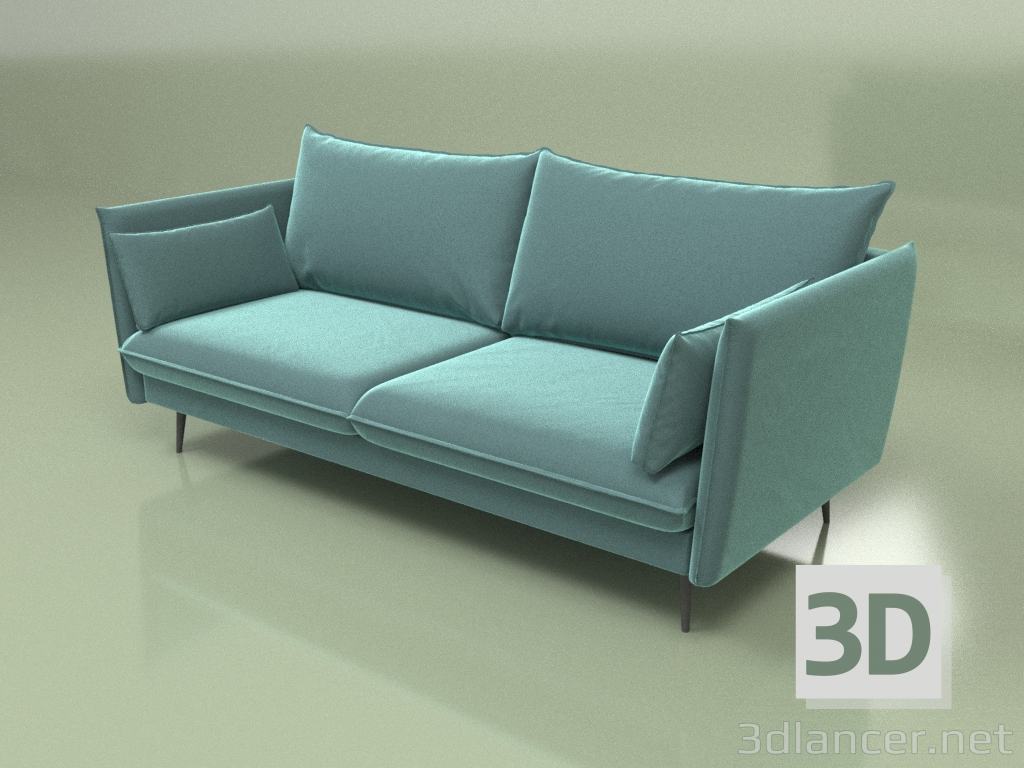 Modelo 3d Ágata sofá (esmeralda) - preview