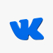 Logotipo de VK VKontakte 3D modelo Compro - render