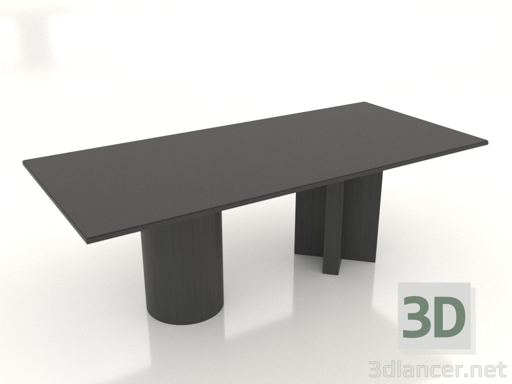 3d модель Стол обеденный Arithmetics 1000х2200х750 мм (вариант 4) – превью 3d модель Стол обеденный Arithmetics 1000х2200х750 мм (вариант 4) – превью