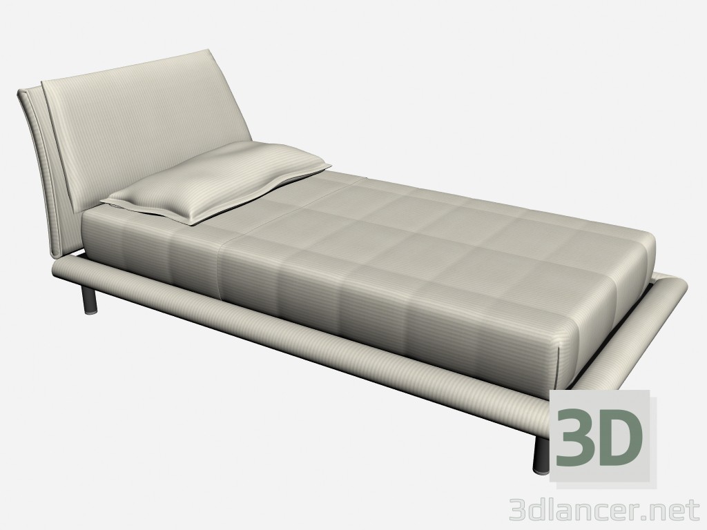 3D Modell Bett single BRISTOL - Vorschau