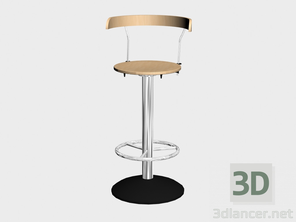 modello 3D Стул Bistro Sgabello - anteprima