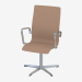 3d model Office chair Oxford (without wheels with middle back) - preview
