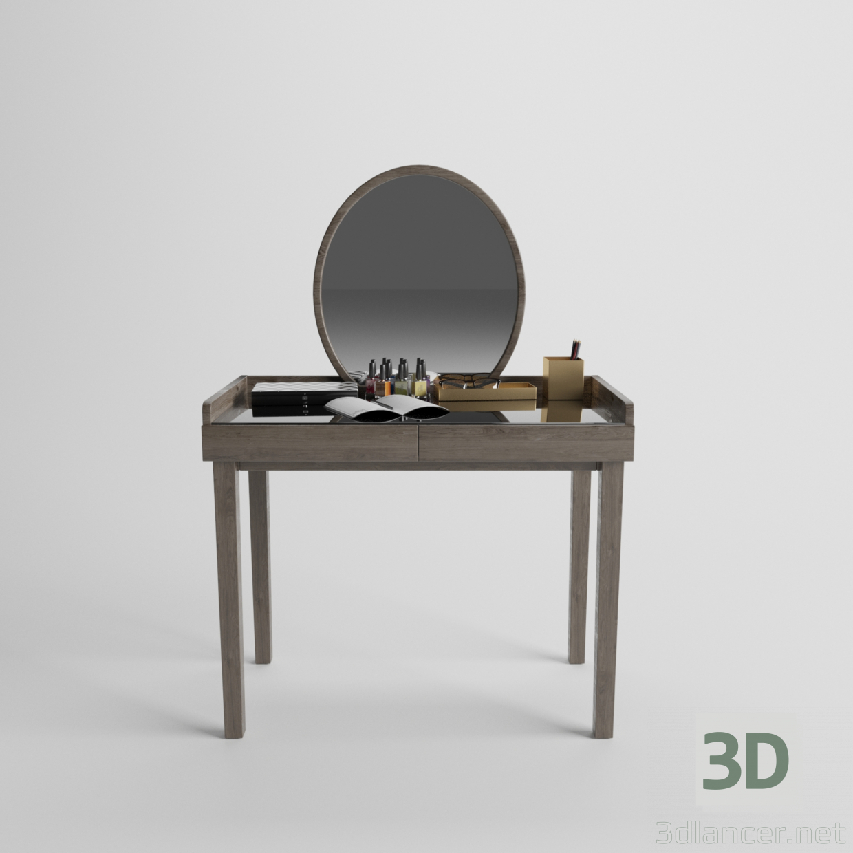 Taburete de habitación 3D modelo Compro - render