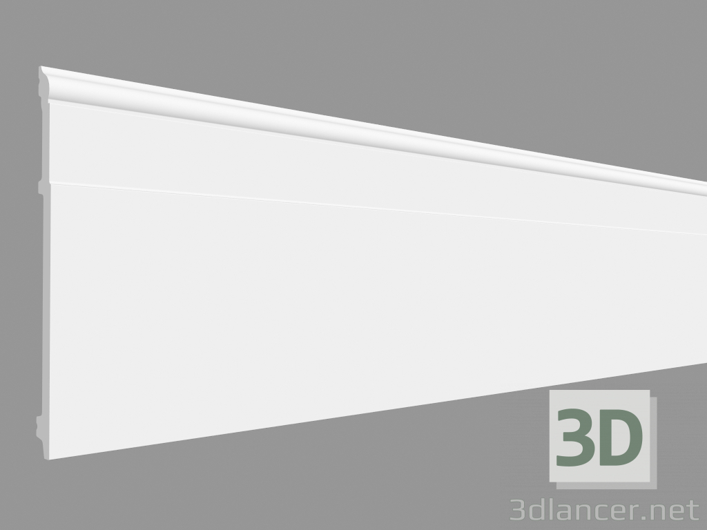 3D modeli Süpürgelik SX156 - Yüksek Topuklu (200 x 20,2 x 1,6 cm) - önizleme