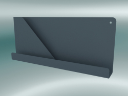 Shelf Folded (51x22 cm, Blue-Gray)