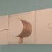3d model Shower faucet, 3 outlets (45713300) - preview