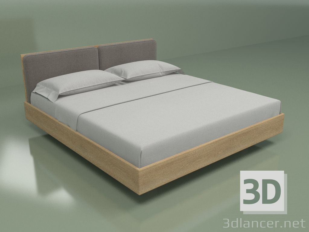 3d модель Ліжко двоспальне Minimal – превью