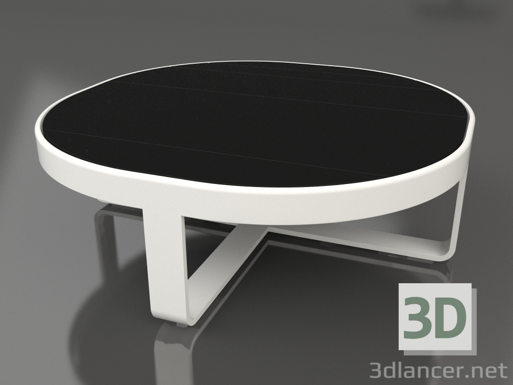 3D Modell Runder Couchtisch Ø90 (DEKTON Domoos, Achatgrau) - Vorschau